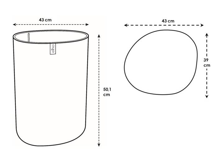 eden aquacare high 40cm sanftes Taupe